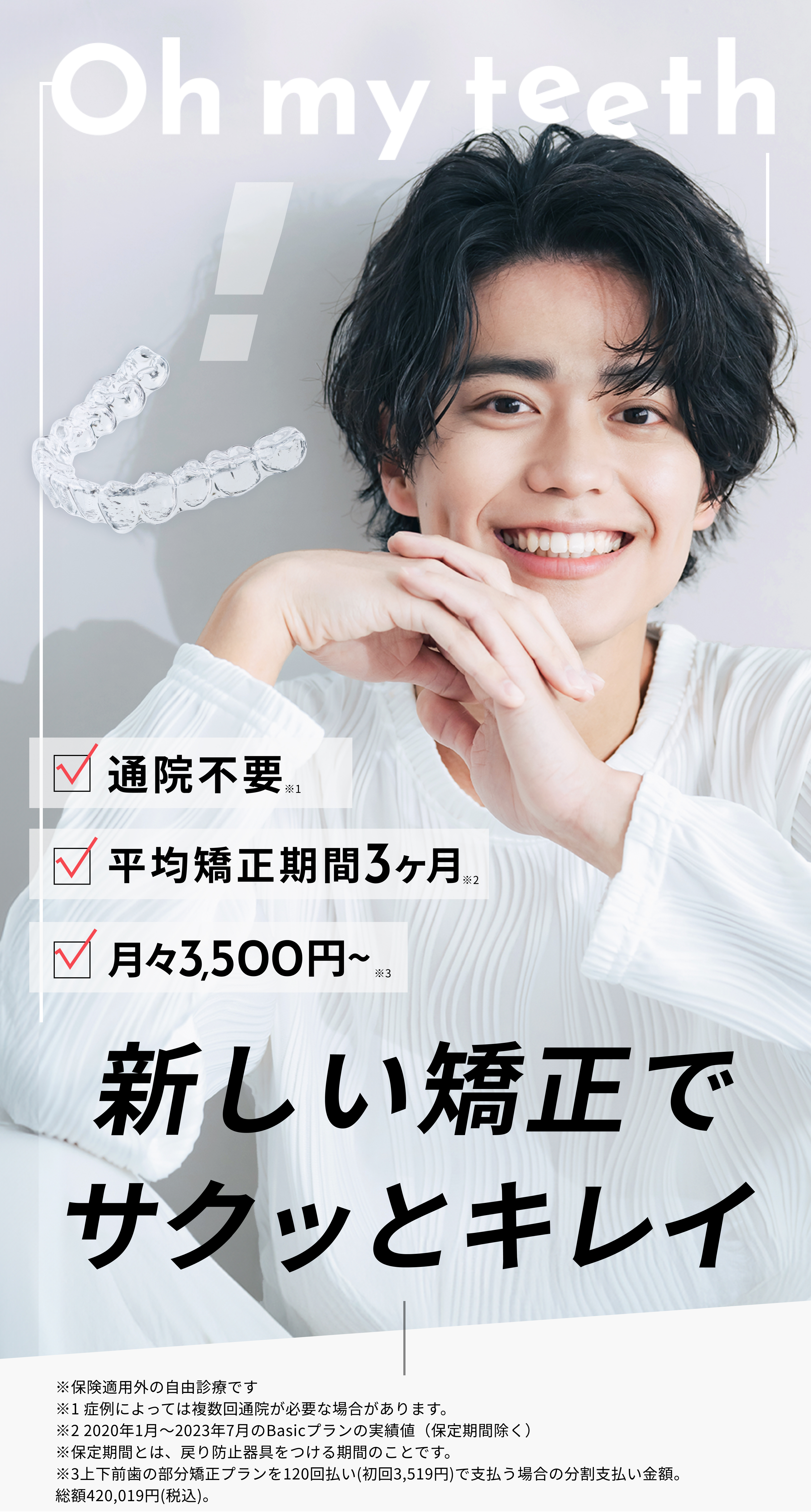 新しい矯正